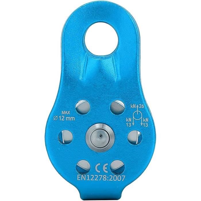 Poulie Acier 40 Mm - Charge 300 Kg, Pour Corde, Moufle, Renvoi