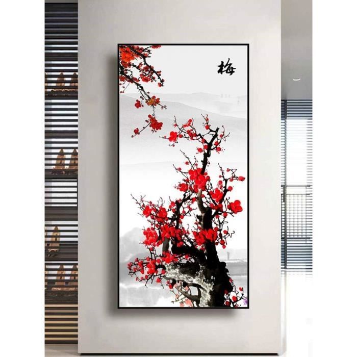 Kit Diamond Painting Grand Format 40x80 Cm - 5D Strass Carrés - Motif Chien - Activité Manuelle Adulte, Décoration Murale - F-7543