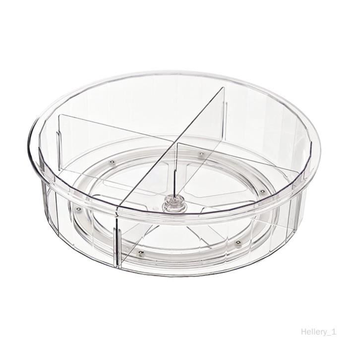 Étagère à épices Rotative 360° - 20 Pots Verre Avec Rangement Intelligent