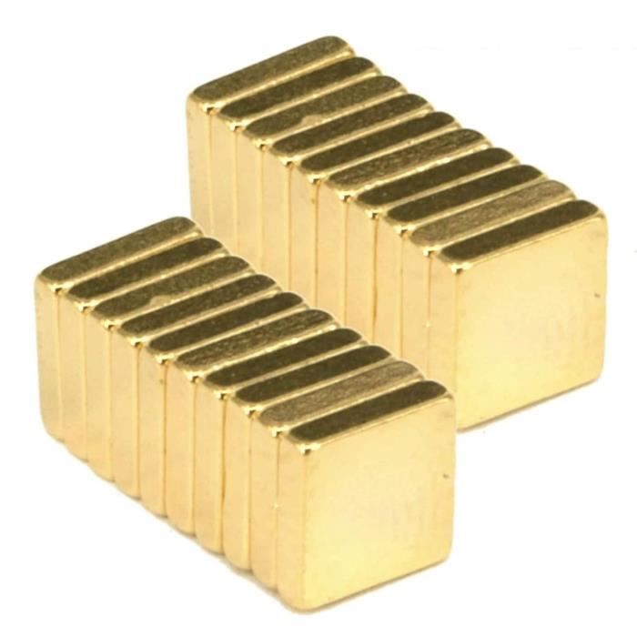 Lot De 20 Aimants Néodyme Puissants - Tailles Variées 5mm à 5x3mm - Neuf Sous Emballage - Origine Chine