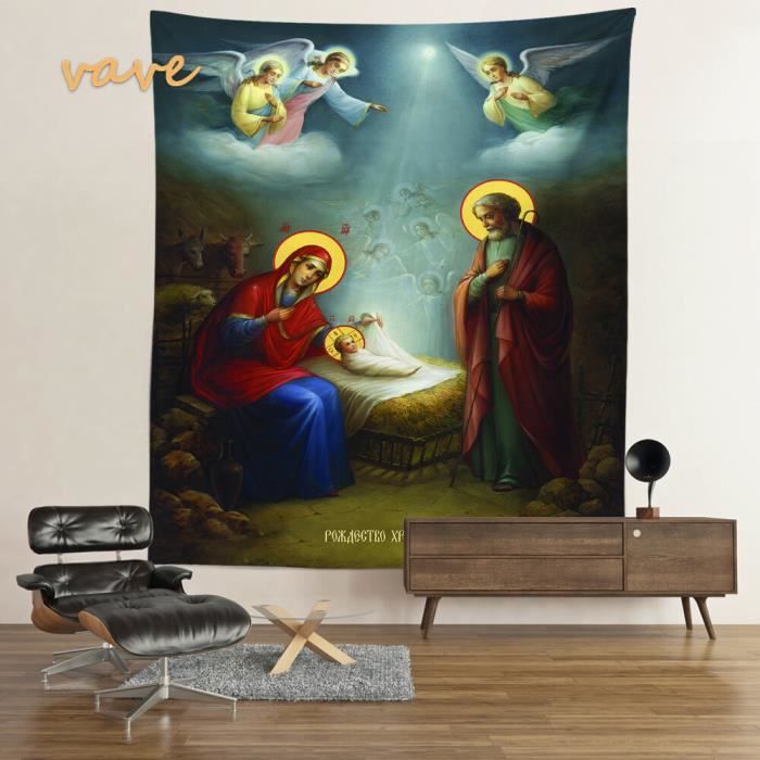 Tapisserie de Noël - DILWE - Modèle 11 - Polyester - 150x130 cm
