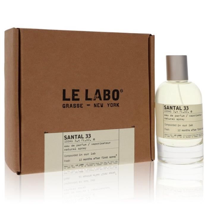 Eau de Parfum - Le Labo Santal 33 - 100 ml - Mixte - Notes boisées et florales