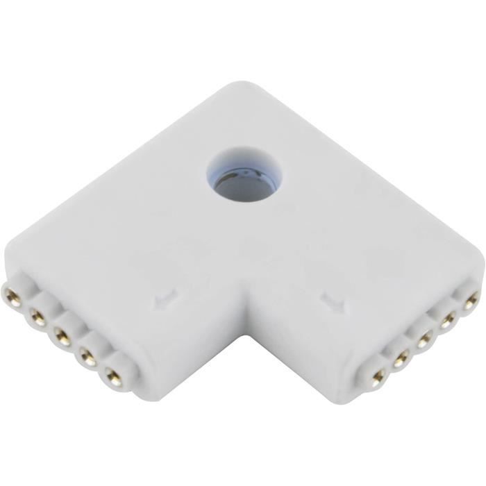 Répétiteur En Y 1 Vers 2 Pour Bande LED RGB+W - Connexeur 5 Broches - Duplique Le Signal De Votre Contrôleur