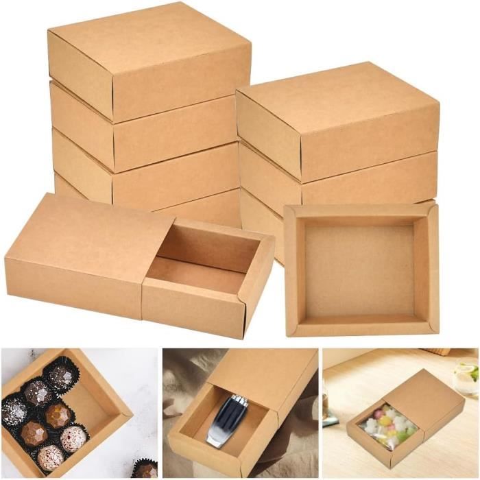 Lenleyee 16 pièces Boite Rangement Carte, 9.5 x 6.9 x 2.6cm Petite