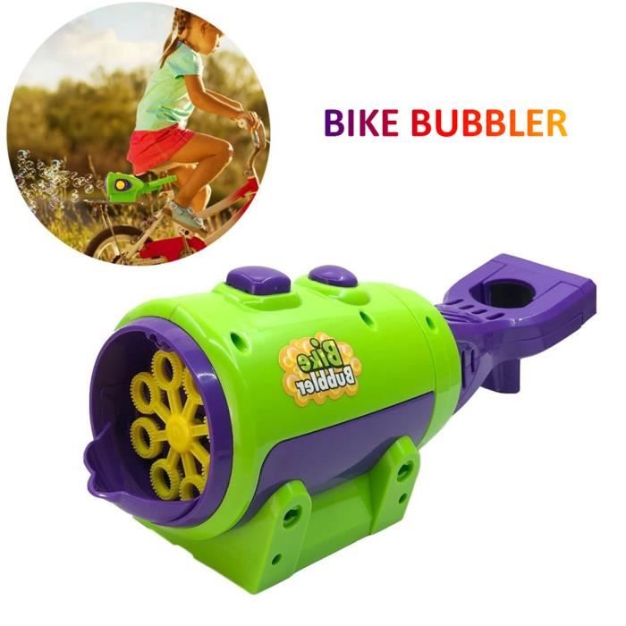 Souffleur de bulles machine jouet vélo pistolet à bulles manuel