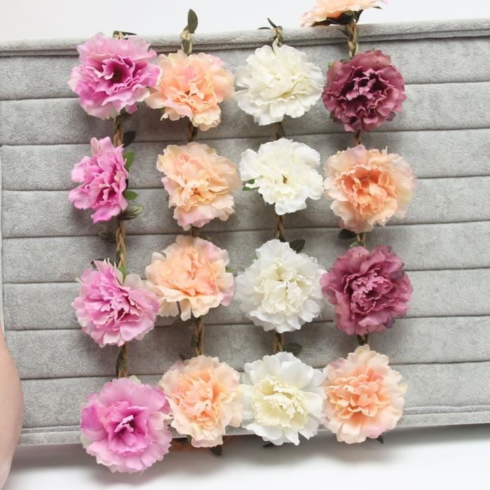 Ete Boheme Fleur Fait A La Main Couronne Fleur Mariage Bandeau Cheveux 654 Cdiscount Au Quotidien