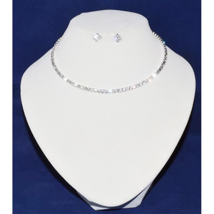 Collier ras sales de cou mariage
