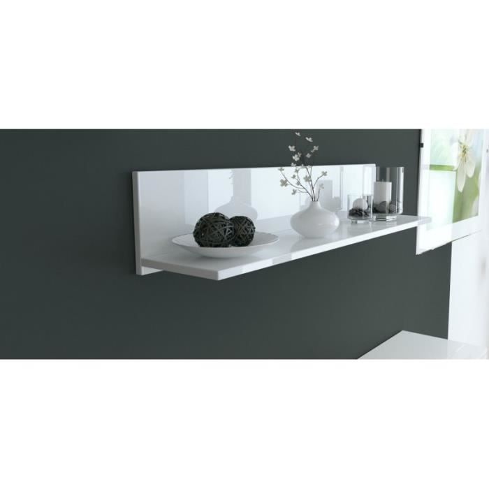 Etagere Murale Blanche Laque Achat Vente Pas Cher