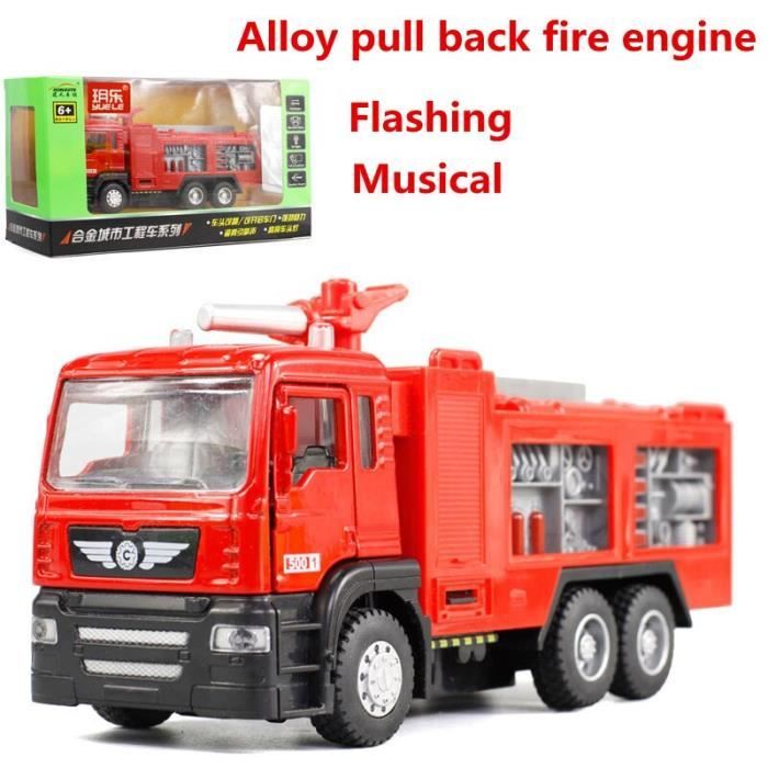 1 43 Modeles De Voiture En Alliage Moteurs De Pompiers Haute Simulation Vehicules Jouets Achat Vente Espion Cdiscount