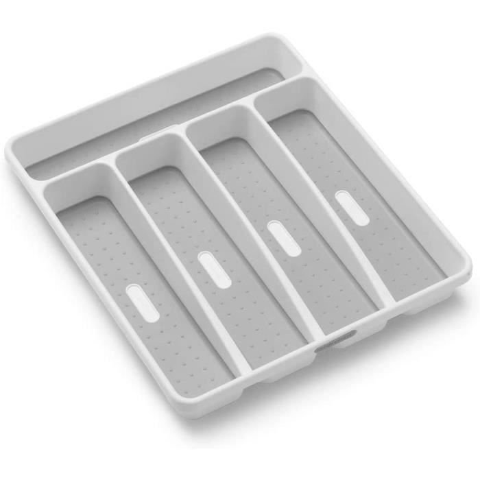 Tiroir Organisateur iDesign avec 5 Compartiments Beige (28 x 19,3 x 6,3