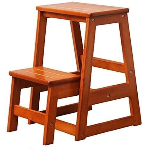 Tabouret bas en bois massif pour enfants et adulte... - Grandado