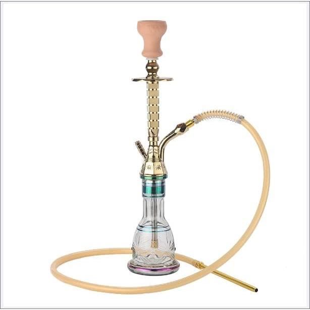 Shisha 1 Sortie Tuyau Ou Tube Chicha Hookah Narguile Vase Fumeurs