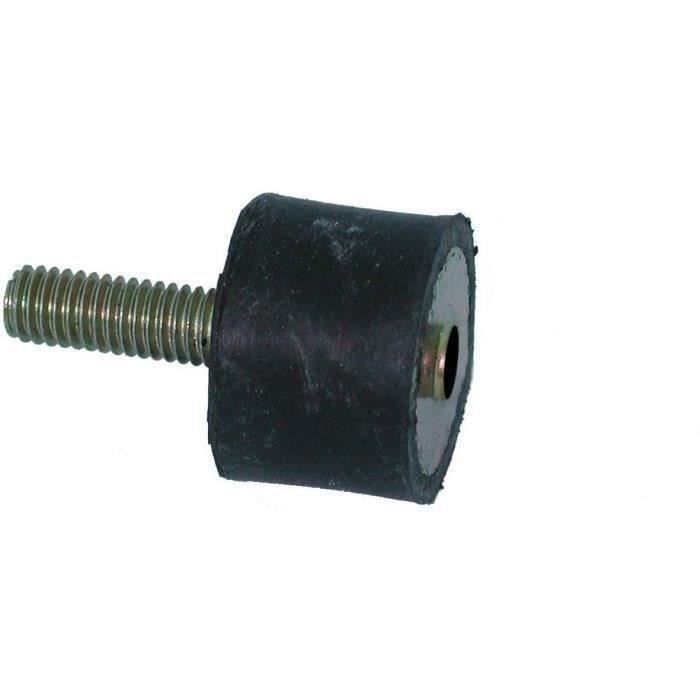 Silent bloc universel mâle-femelle - Tampon diamètre 30mm - Longueur 30mm - filet M8 - Longueur file