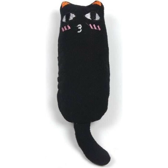Jouet Pour Chat Couleur Noir Doudou A Macher Rempli D Herbe A Chat Cataire Menthe Anti Stress Cdiscount