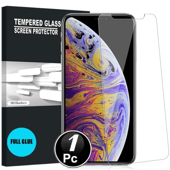 EXPEDIE 24H CADEAU VERRE TREMPE INCASSABLE IPHONE X