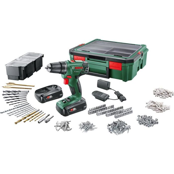 Perceuse Sans Fil Bosch PSR 1800 Li – 18V 2 Batteries 38Nm 2 Vitesses