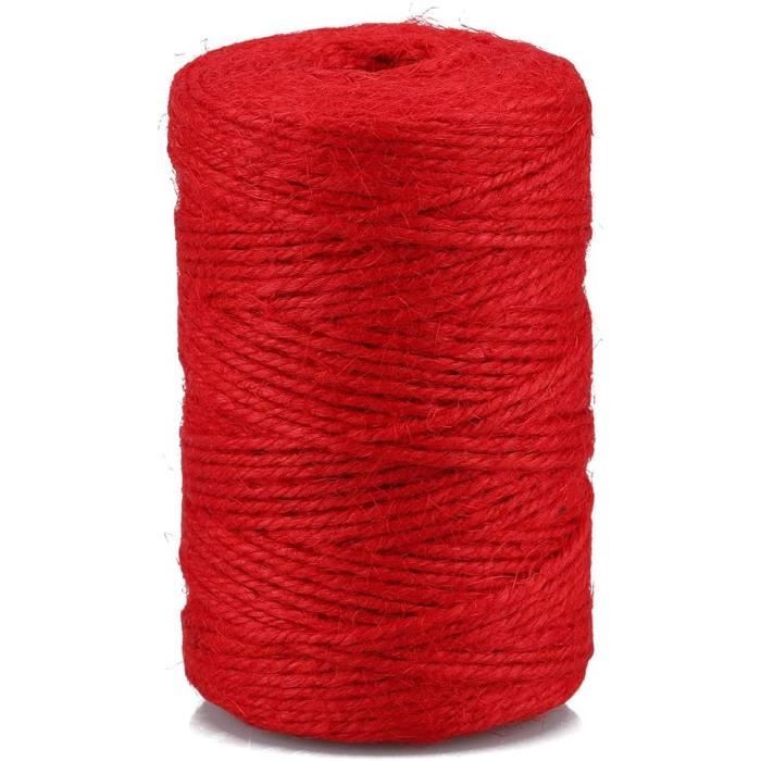 JijAcraft Corde Macramé En Coton Ficelle Blanche 2mm X 200M