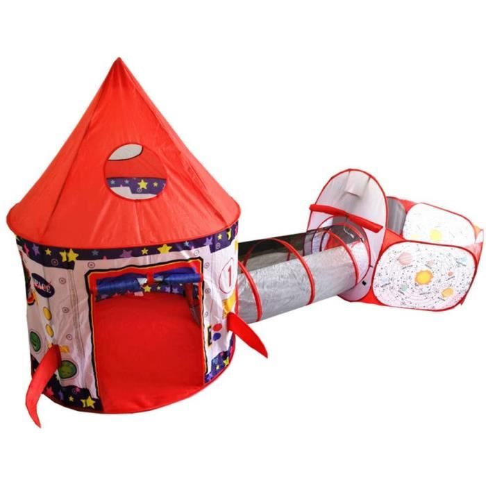 Enfants Boule Pit Tentes 3 en 1 Pop Up Jouer Tente avec Tunnel Balle Pit Jouer Tente Playhouse Portable pour Gar/çons Filles int/érieur et ext/érieur Fun Jeux Non Inclus Boules Violet Dot 1R/égler
