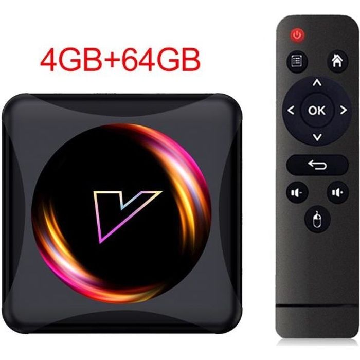 Smart TV Box Android 10 4GB 64GB Rockchip RK3318 1080P H