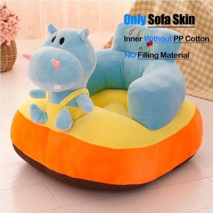 Siège D'apprentissage Pour Bébé Gonflable - Chaise De Bain Et Tabouret De Jeu - 3 à 12 Mois - Bleu