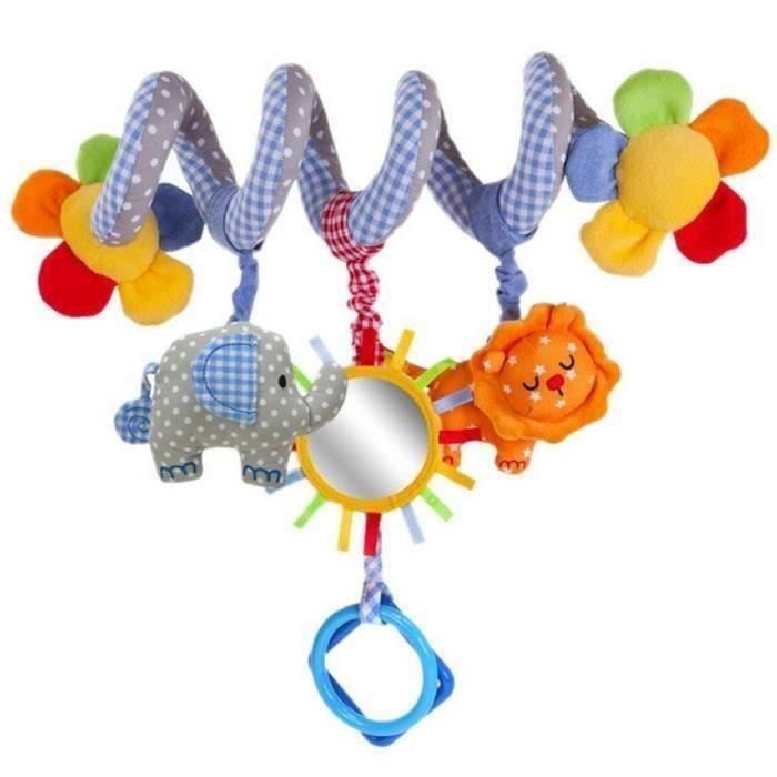 Aihontai Activité d'éveil -Arche de jeu poussette-Boulier Spirale Jouets de  poussette pour bébé éléphant WZ4 - Cdiscount Prêt-à-Porter