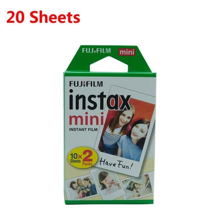 Papier Photo Instantane,Fujifilm – 10 200 feuilles de papier Photo blanc,  pour appareil Photo Polaroid Mini 8 9 11 - Type 20 Sheets - Cdiscount  Appareil Photo