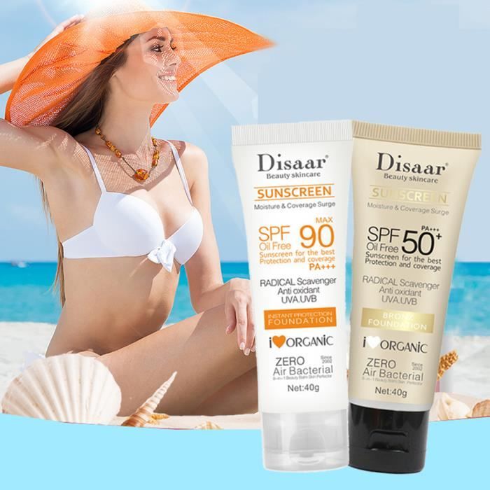 SPF50 Crème Solaire Éclaircissante Pour Le Corps, Protection Solaire
