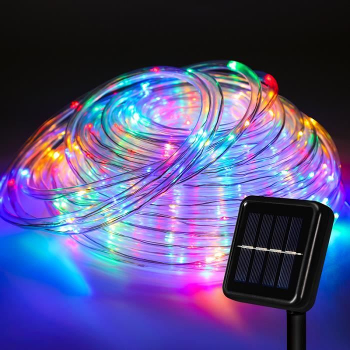 Tube Lumineux LED Multicolore Extérieur Étanche Chaîne Lumineuse
