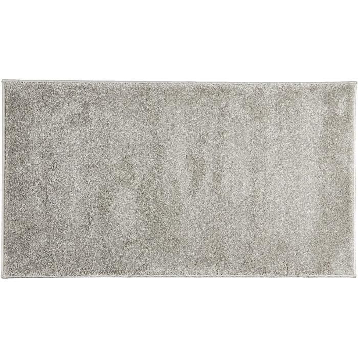 Mia's Teppich Cielo – Moderner Kurzflorteppich 80x150 Cm, Creme, Mit Glanzfaser & Hoch-Tief-Effekt