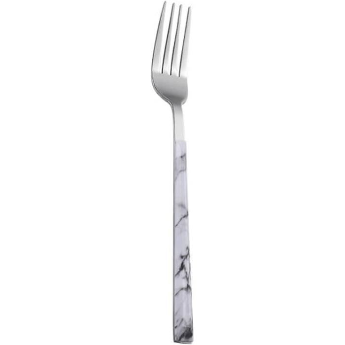 GIAKO 24 Couverts en Acier Inoxydable pour 6 Personnes Noir Cutlery