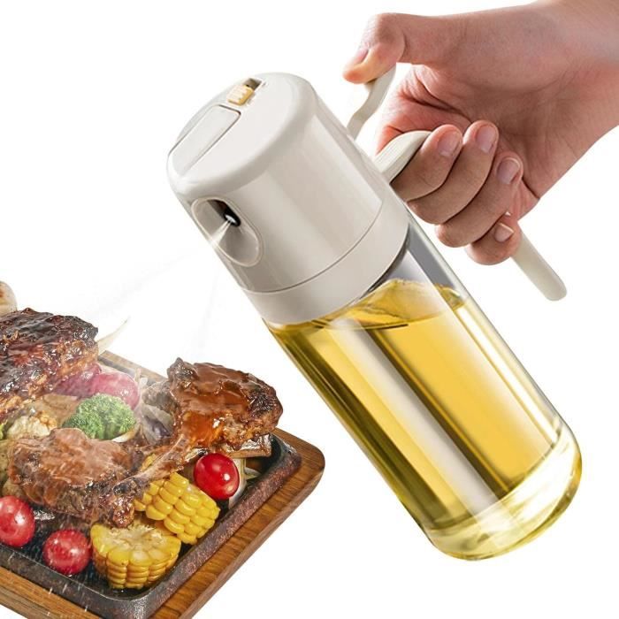 Xinhuju Vaporisateur Huile D'Olive 300ml - Flacon Pulvérisateur En Verre - Contrôle Portions