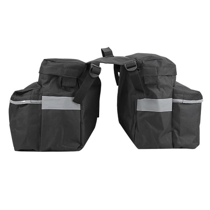 Accessoires de moto sacoche latérale de moto, sacoche latérale de bagage noir sac de bagage durable sacoche orcycle, étanche pour