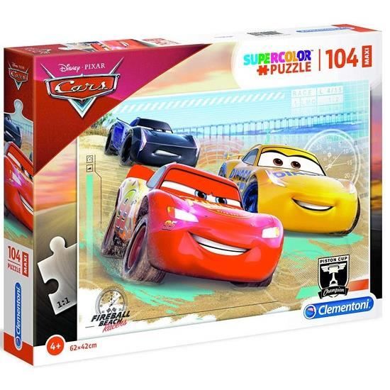 Clementoni Cars Puzzle Mit App – 104 Teile Für Kinder Mit 3D-Figuren