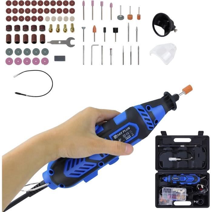 Outil Rotatif Electrique avec 80 Accessoires, DAYPLUS Outils ...