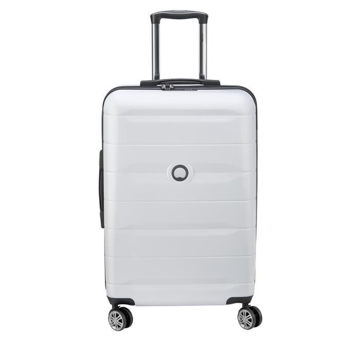 Valise Cabine Delsey Comete Trolley 4dr 67cm Coloris Gris Argent