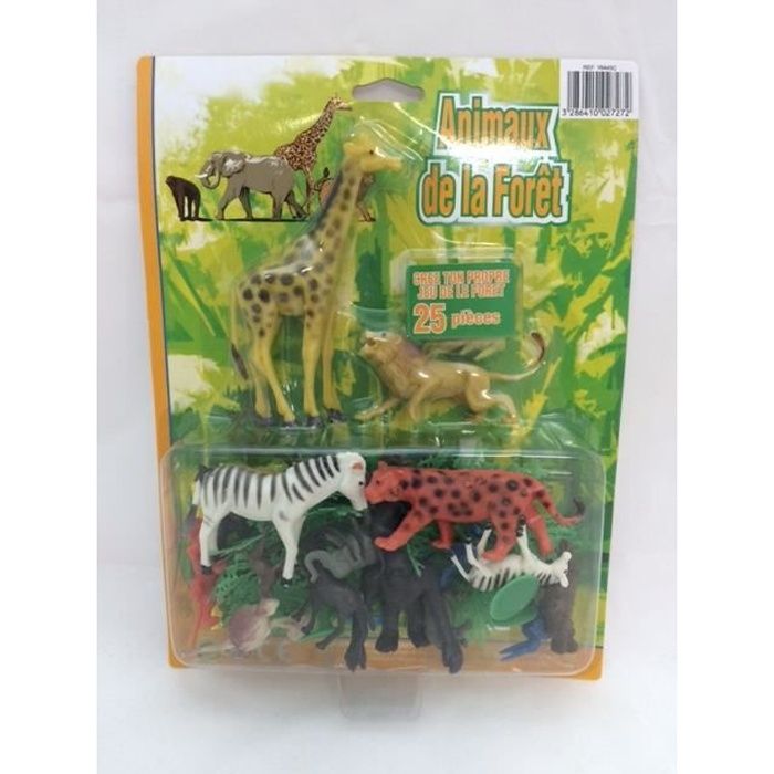 jouet - easykado - 25 figurines animaux de la forêt - mixte - a partir de 3 ans - intérieur