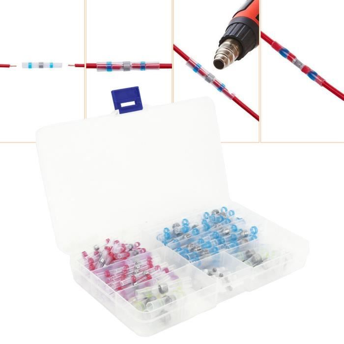 Kit Connecteurs électriques – Auto-soudeurs, Thermorétractables, Etanches & Gaines