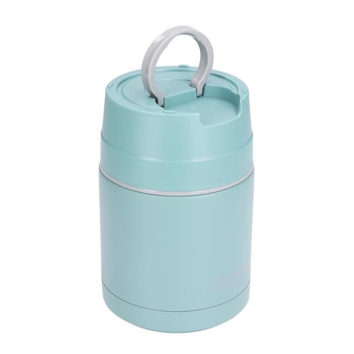 Bouteille Isotherme 1000 Ml Acier Inox - Garde Les Aliments Chauds 12h - Idéale Pour Repas Extérieur & Bureau - 4