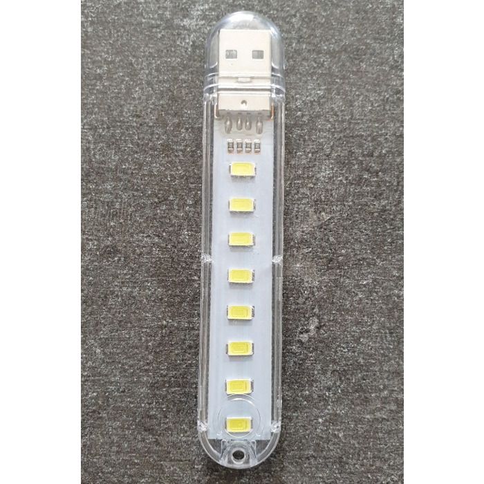 lampe 8 LED pour port USB lampe 8 led bureau lampe leds 10 cm