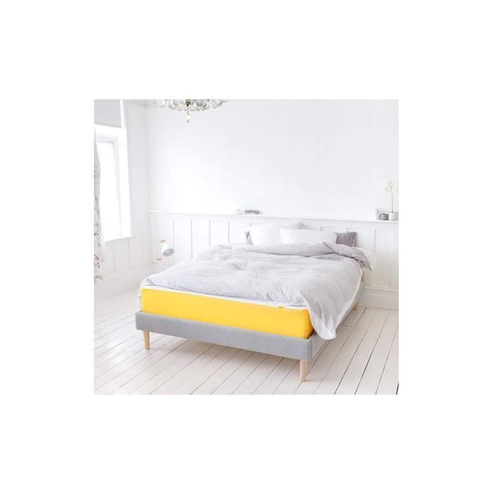 matelas eve sleep® original classic 140x190cm jaune et blanc