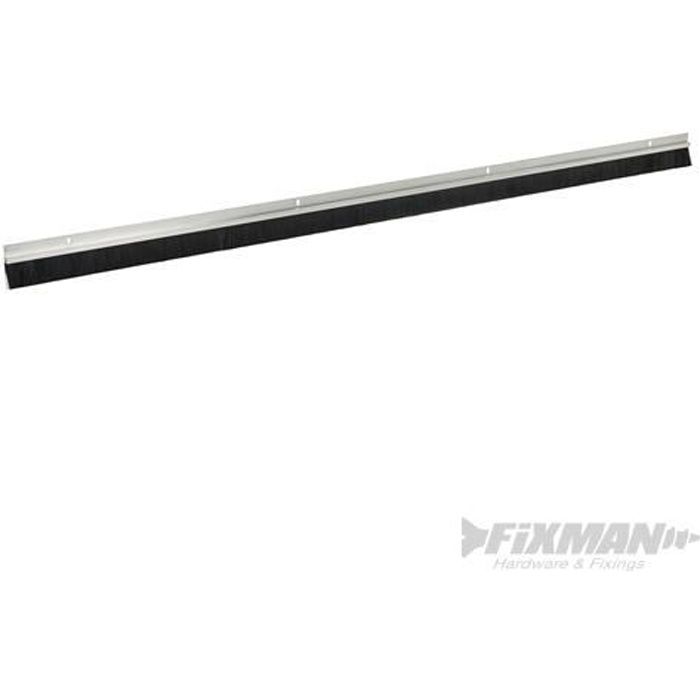 Seuil de porte PMR (Norme Handicap) aluminium avec joint et découpe  d'angles (Laqué noir, 730mm) - HOMEWELL - Cdiscount Bricolage