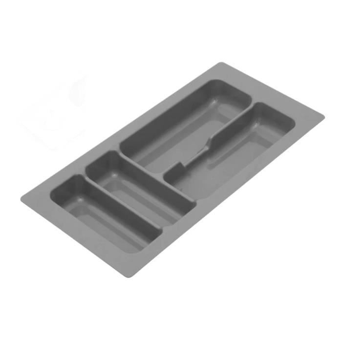 Organisateur De Couverts En Silicone Pour Tiroir - Séparateur 7 Compartiments Rangement Cuisine (gris)