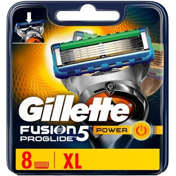 Lames de rasoir gillette fusion proglide power