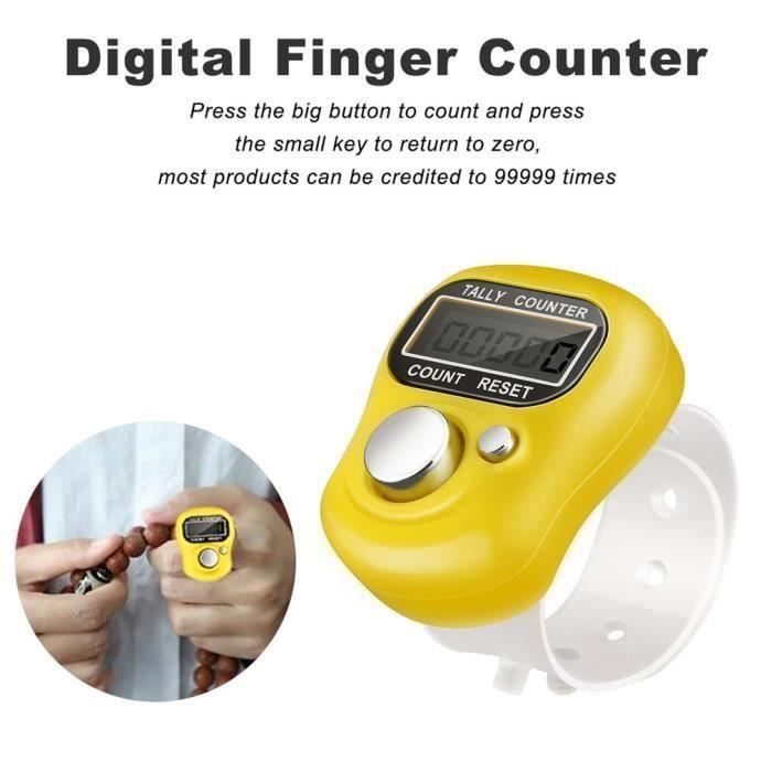 Compteur De Doigts Musulman - Lot De 5 Bagues Compteurs Pour Prière, Méditation, Tricot, événements