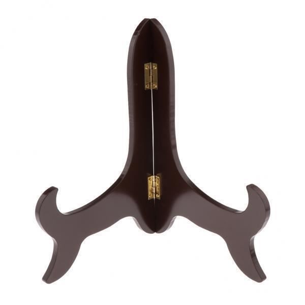 Présentoir pour assiettes 1 pièce métal épais noir 6 pouces - chevalet Présentoir pour assiettes 1 pièce métal épais noir 6 pouces - chevalet