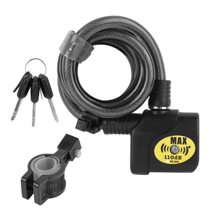 Antivol Vélo Chaîne Robuste - 200 Cm, Cadenas, Protection Intempéries - NEUF