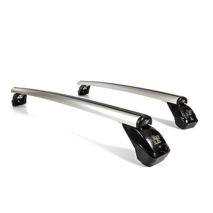 Barres Toit Alum Pour Peugeot 5008 2009 2017 Avec Points D Ancrage Sur Les Rails Cdiscount Auto
