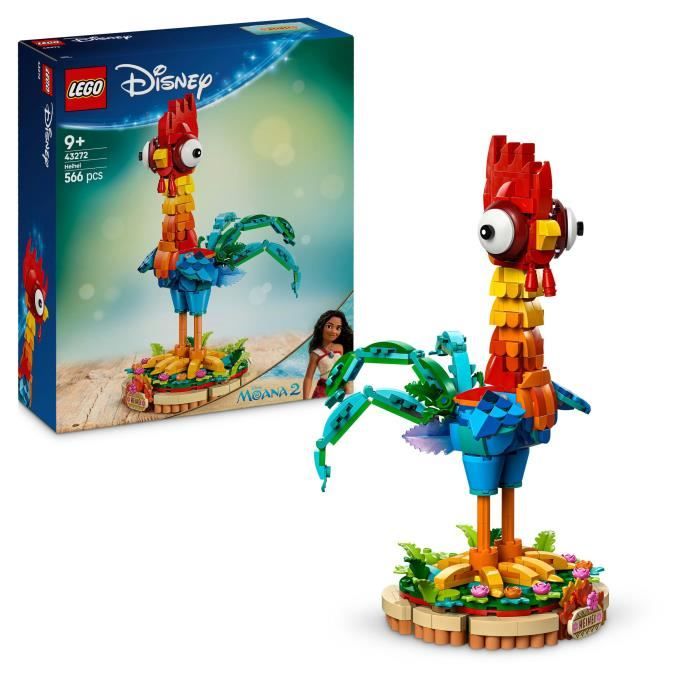 LEGO ǀ Disney Vaiana 2 43272 Heihei - Jouet pour enfant dès 9 ans avec Coq à Construire