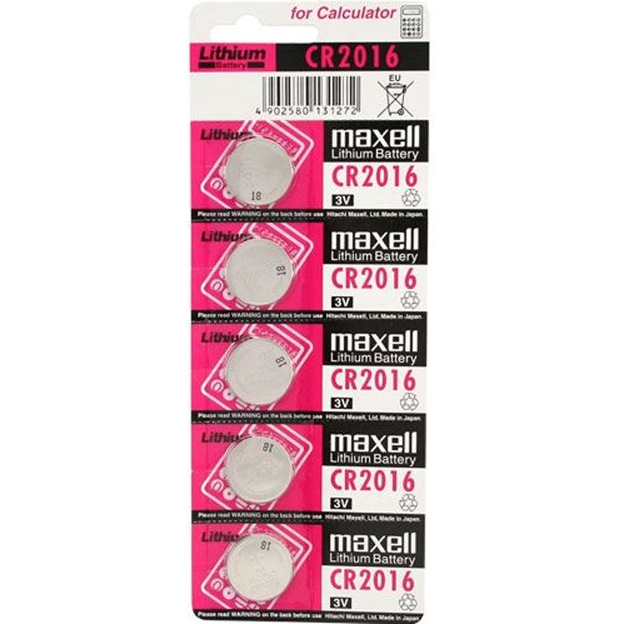 Maxell Lithium pile bouton CR 2016 type cellula…