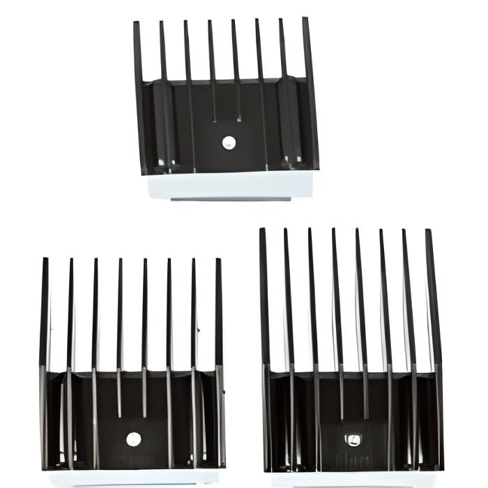 2 Peignes De Guidage Pour Tondeuse à Moutons - Accessoire De Remplacement, Plastique Bleu, Contrôle De Longueur De Tonte
